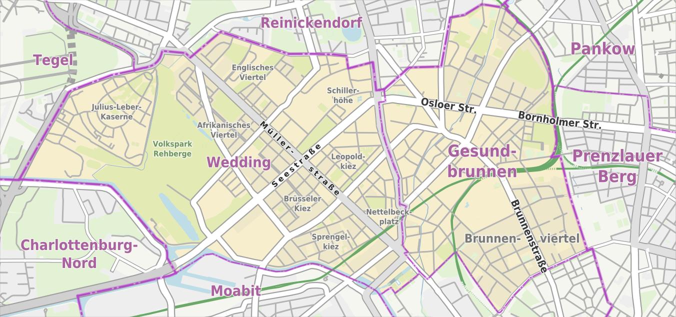 berlin térkép Esküvői berlin térkép   Berlin wedding térkép (Németország) berlin térkép
